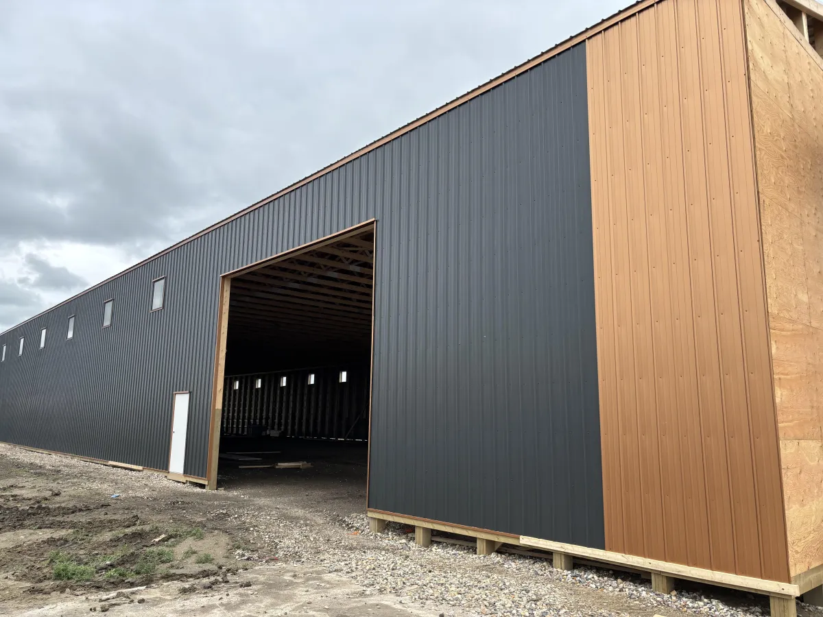 a door with a handle