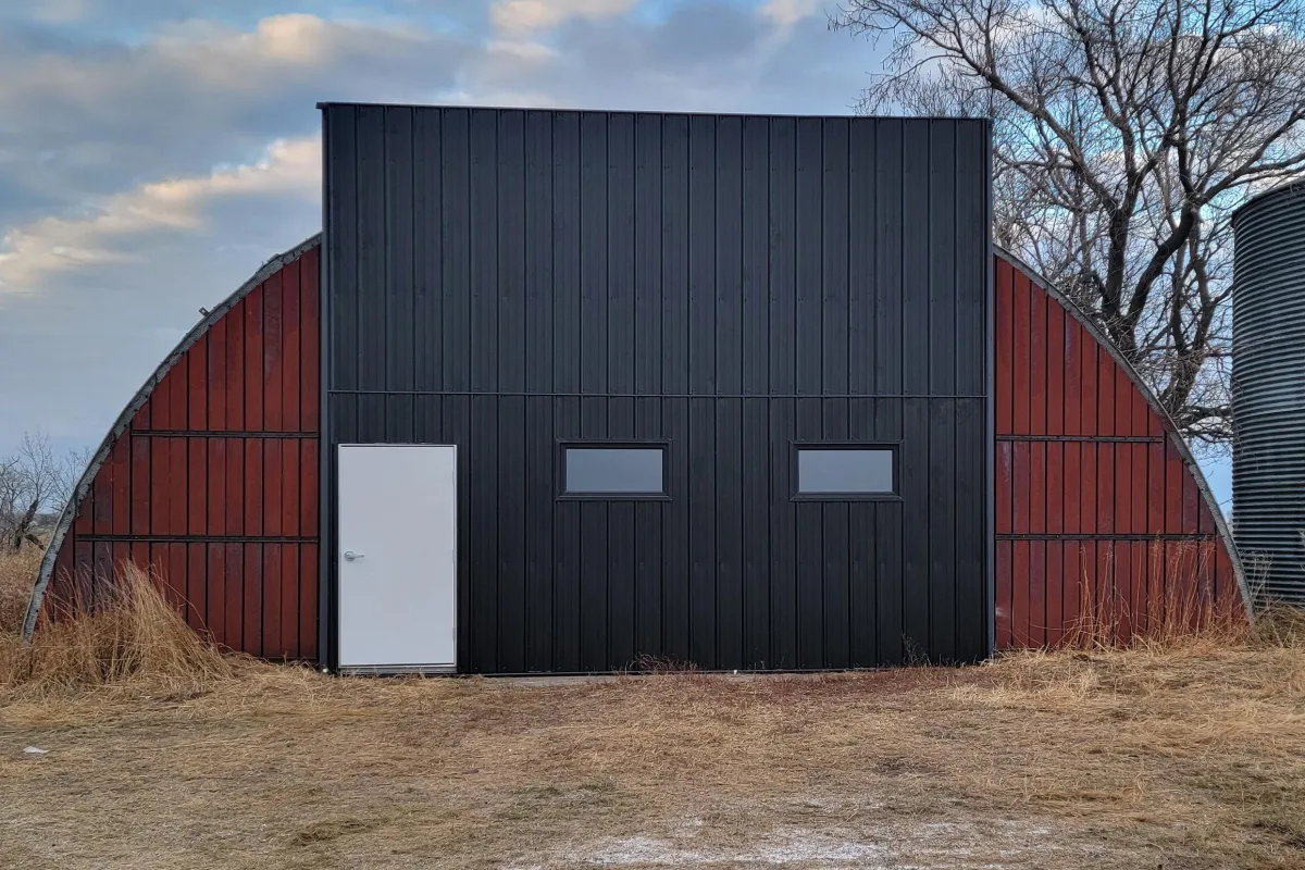 a door with a handle