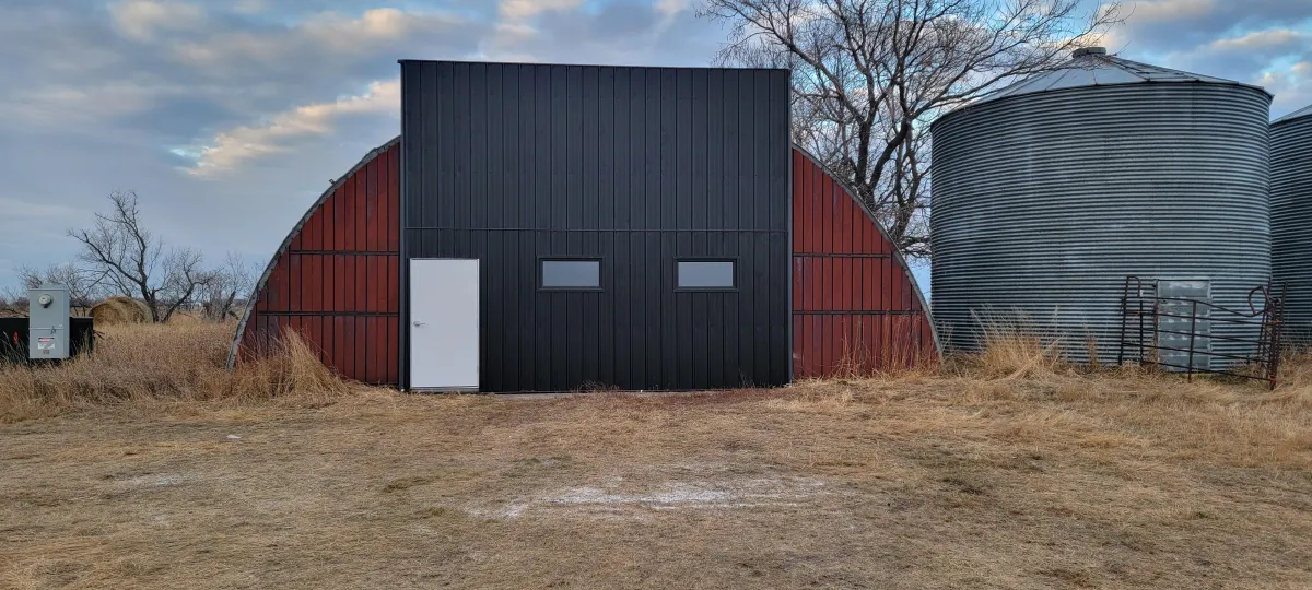 a door with a handle