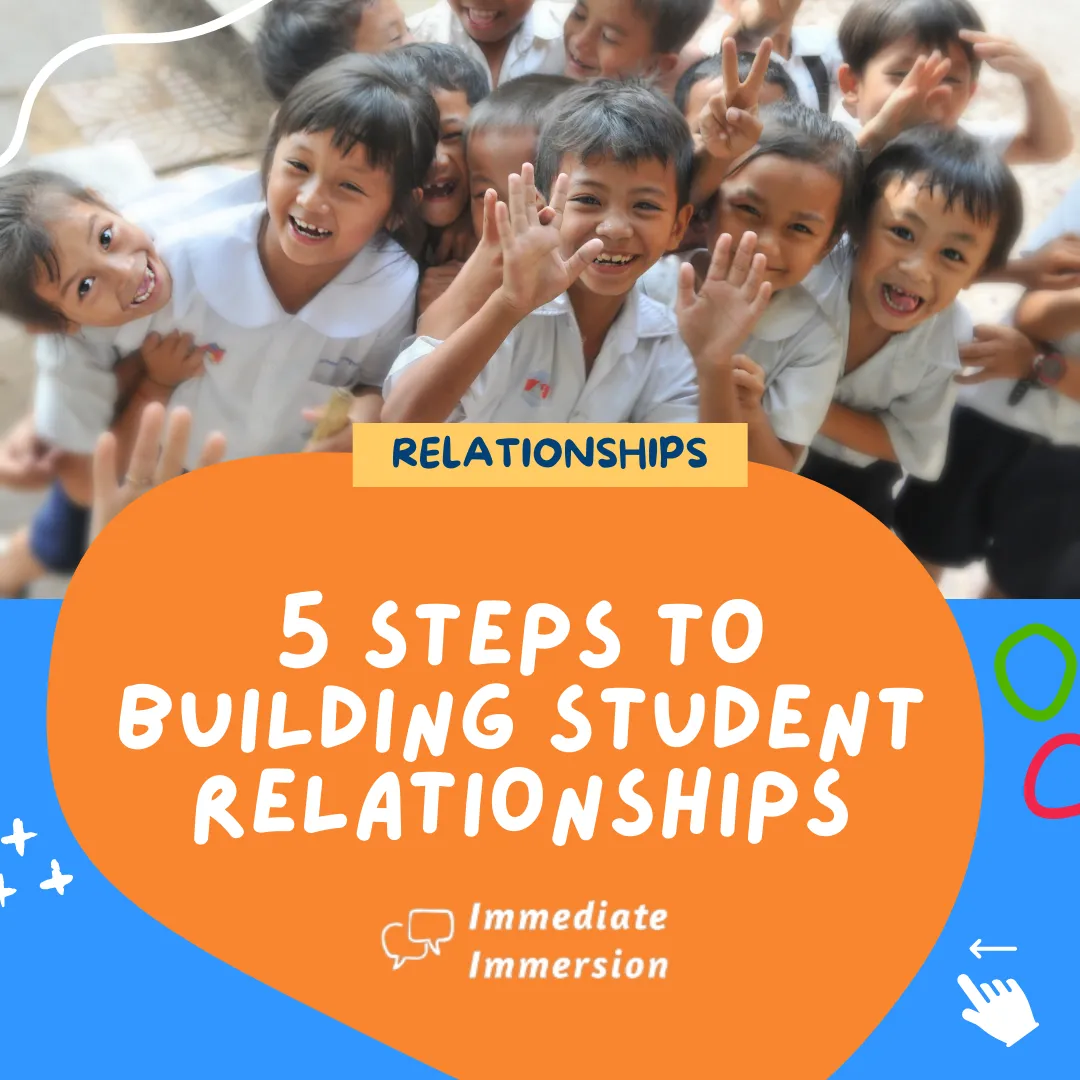 5 Steps to Building Student Relationships