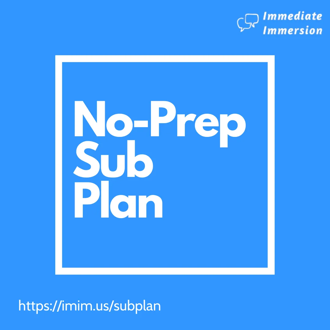 No-Prep Sub Plans