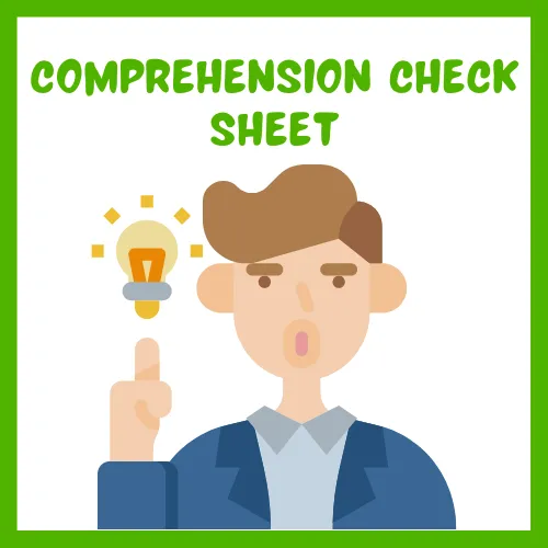 Comprehension-Check Sheet