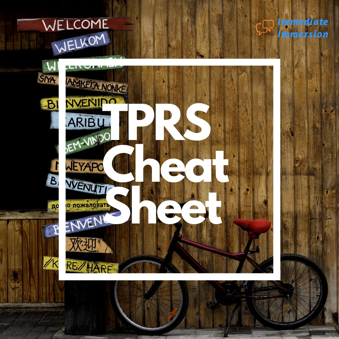 TPRS Cheatsheet