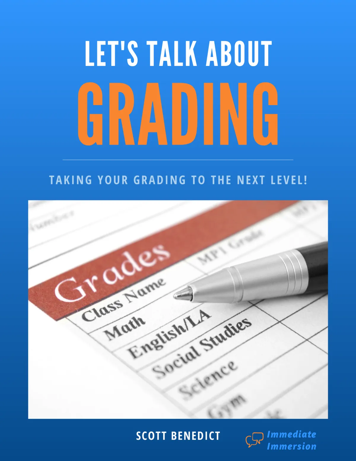 "Let's Talk About Grading" eBook