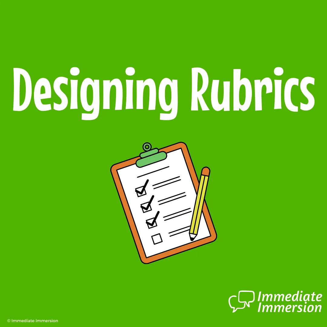 Designing Rubrics