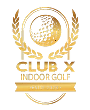 The Club X Indoor Golf company logo.