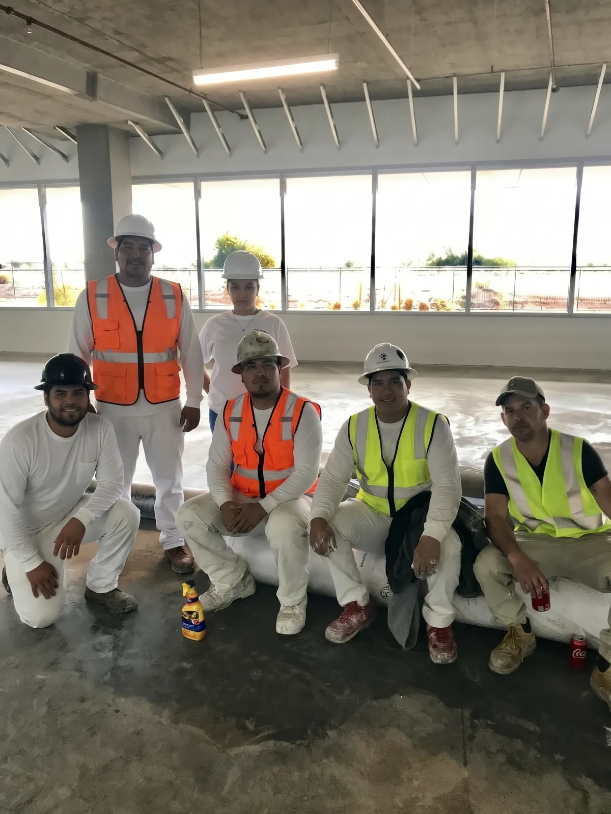 Dedicated interior facility painting crew by DL Coatings: W2 industrial painters with complete PPE compliance for active commercial plant projects.
