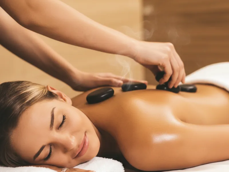 hot stone at the galaxy thai spa
