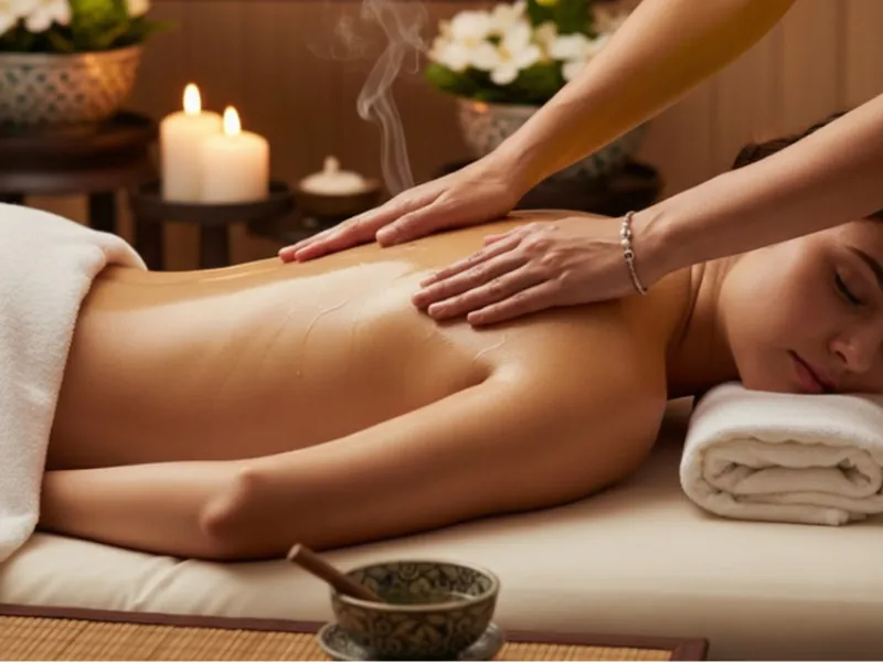 Swedish massage at the galaxy thai spa