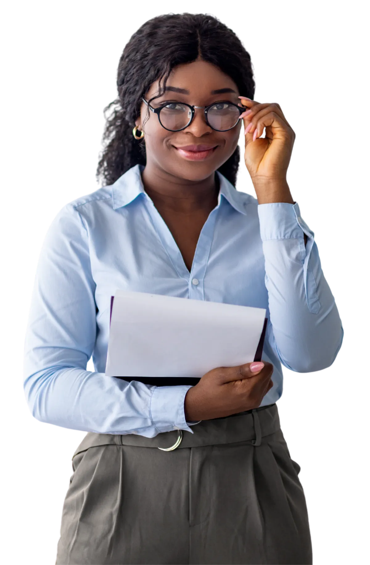 Confident woman representing university partnership program