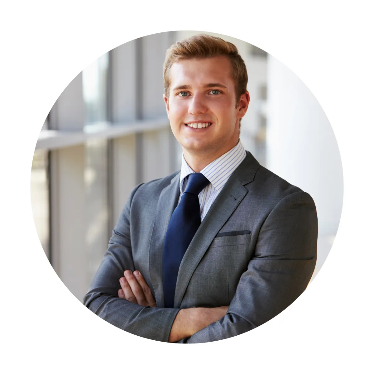 Man representing professional support in affordable therapy services.