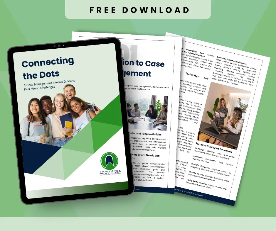 A free digital resource helping case management interns tackle real-world challenges.