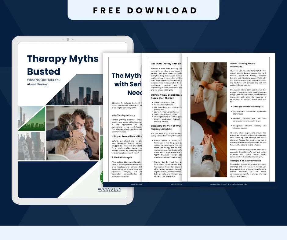 A free digital resource that debunks common myths about therapy and healing.