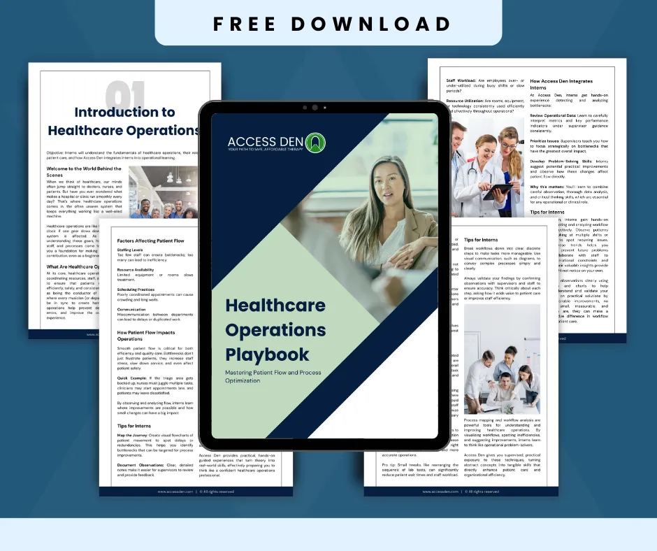 A free digital resource that helps healthcare interns optimize patient flow and operations.