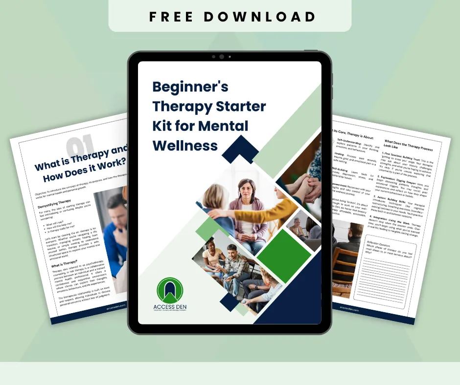 A free digital resource offering a beginner’s guide to mental wellness and therapy basics.