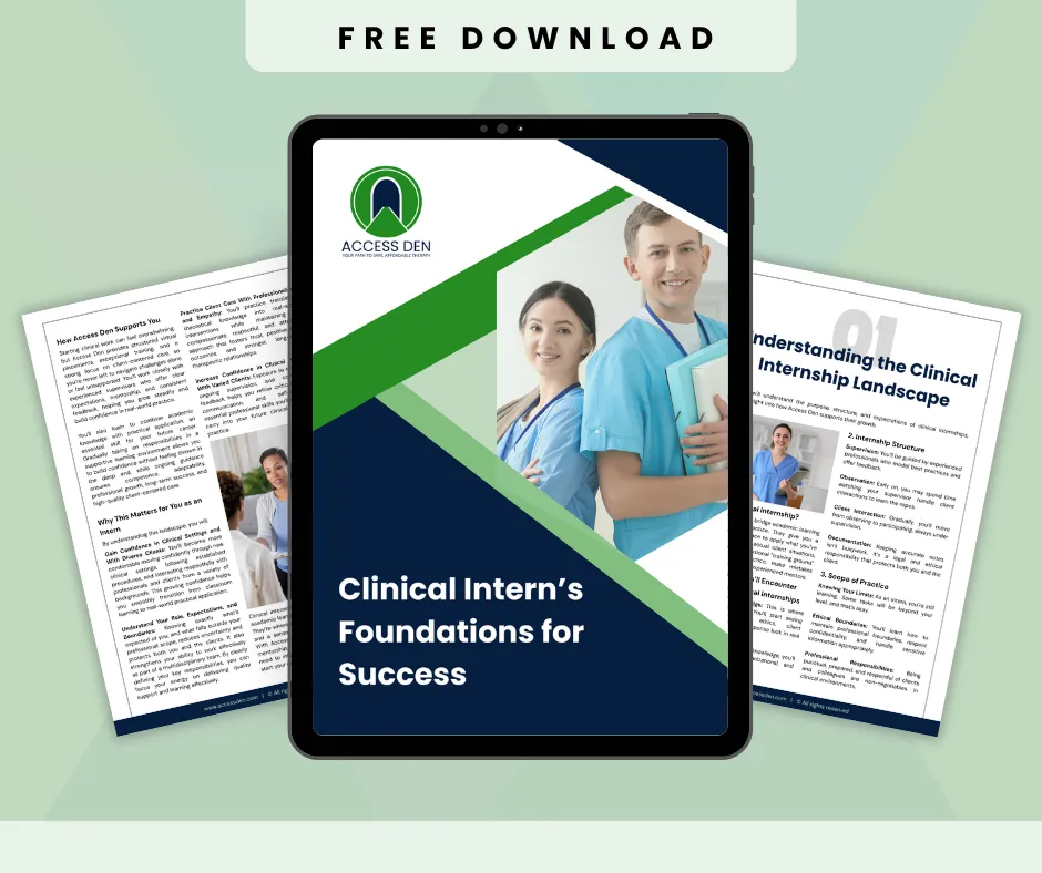 A free digital resource offering essential skills for clinical interns beginning their journey.