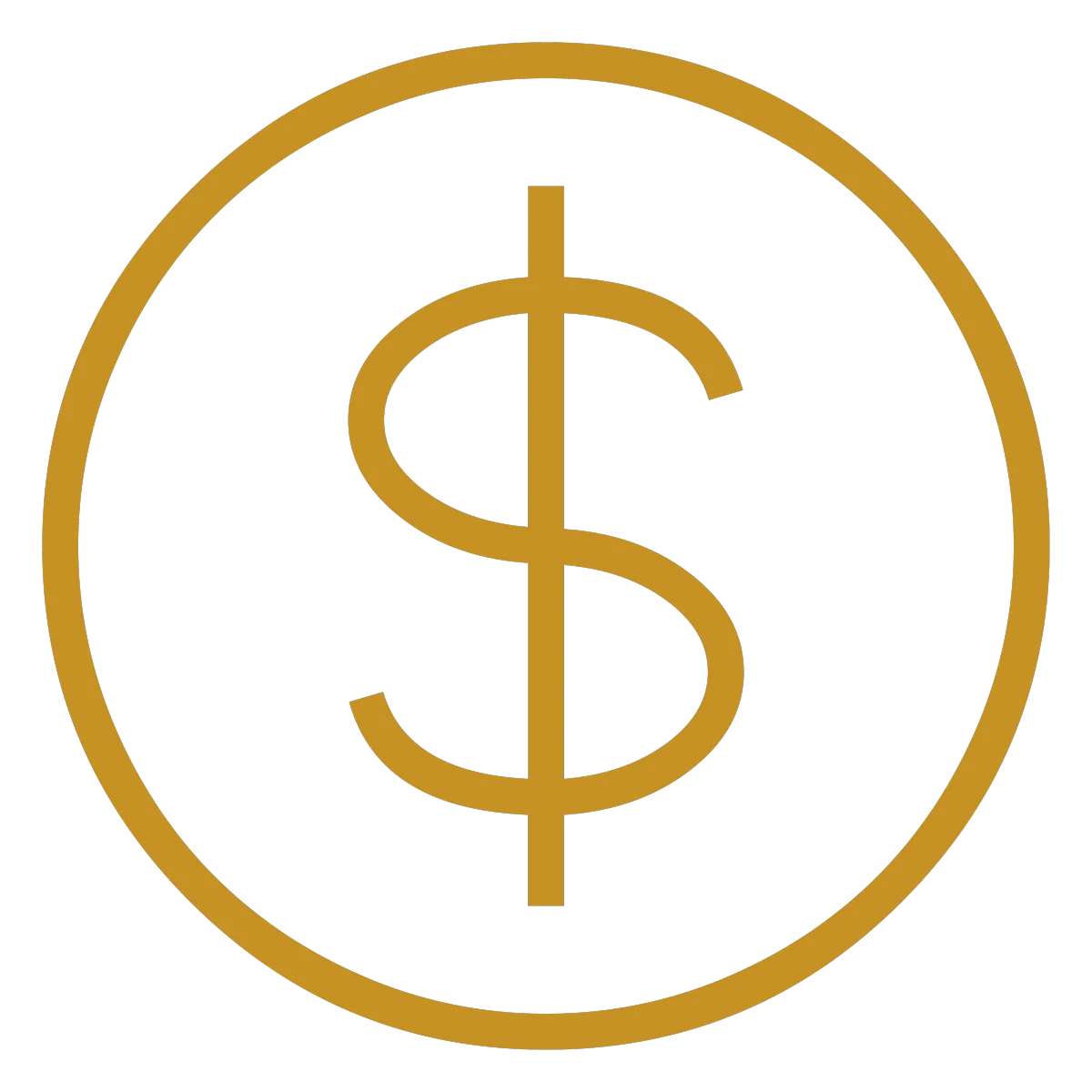 Icon of dollar sign