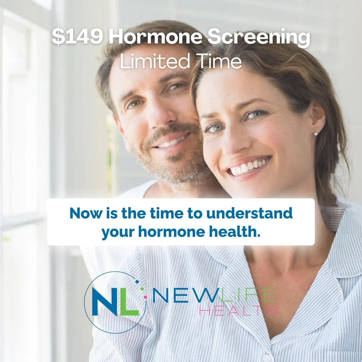 Now is the time to understand your hormone health. $149 hormone screening - limited time