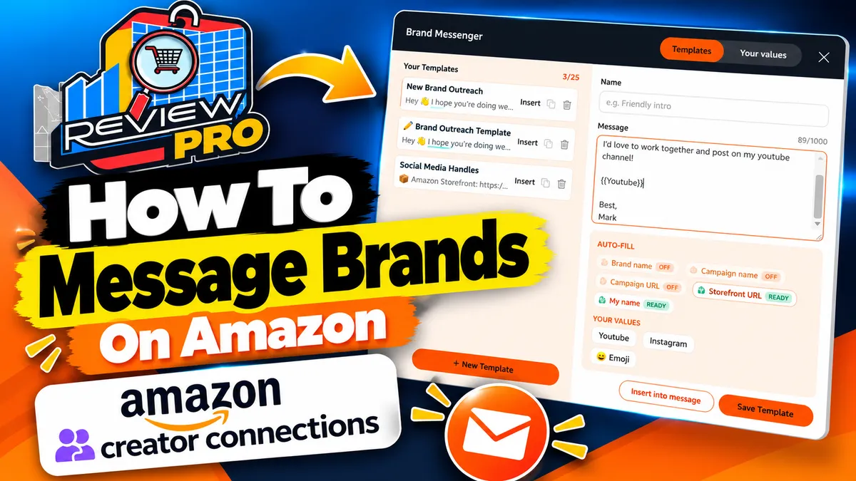 More free products means more review videos and more commissions. Here's how I message brands on Creator Connections in one click.