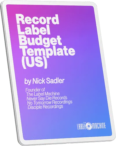 Record Label Budget Template (US) - Free Resource Download