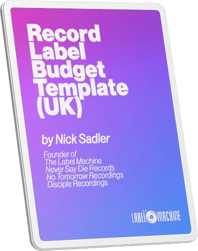 Record Label Budget Template (UK) - Free Resource Download