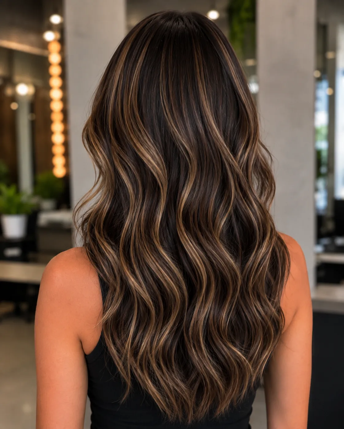 Partial highlights for added brightness and dimension