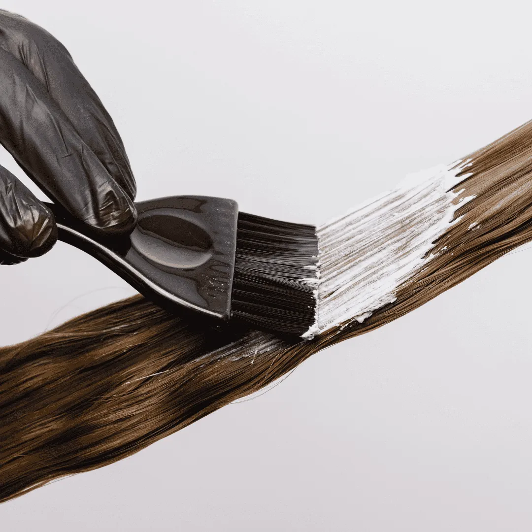 Balayage hair color with soft blended highlights