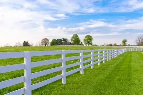 Ranch style fencing installed by Abilene Fence Pros in Abilene, TX