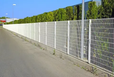 Commercial security fence and gate installed by Abilene Fence Pros in Abilene, TX