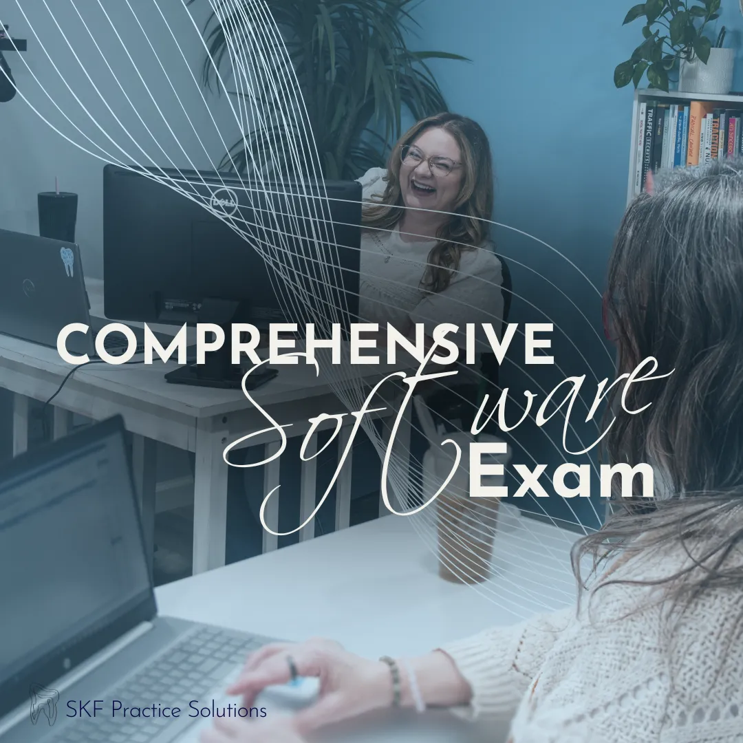 User reviewing Comprehensive Software Exam insights to improve Open Dental system performance and practice workflow