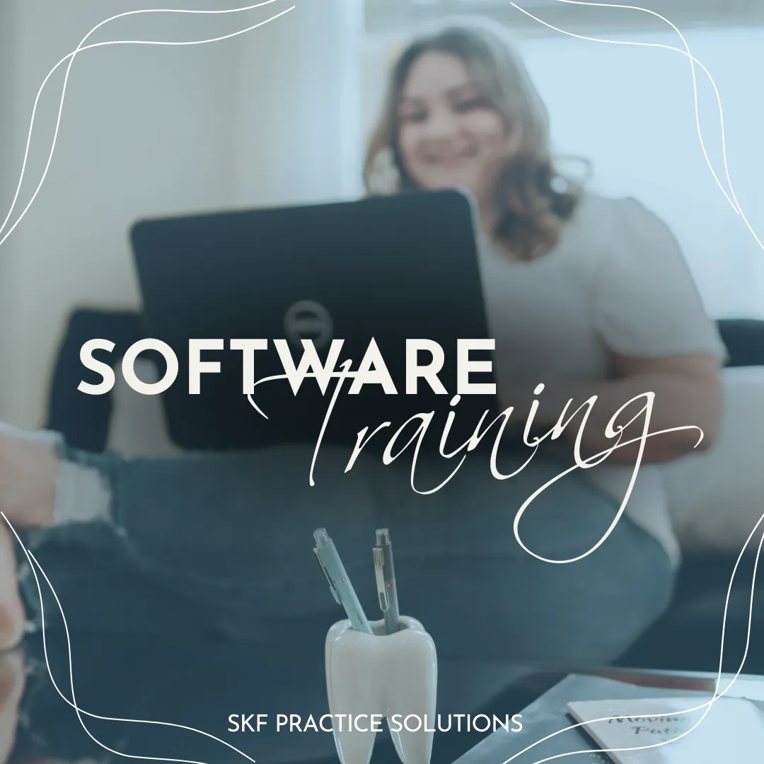 User participating in Open Dental Software Training to build skills and enhance dental practice operations