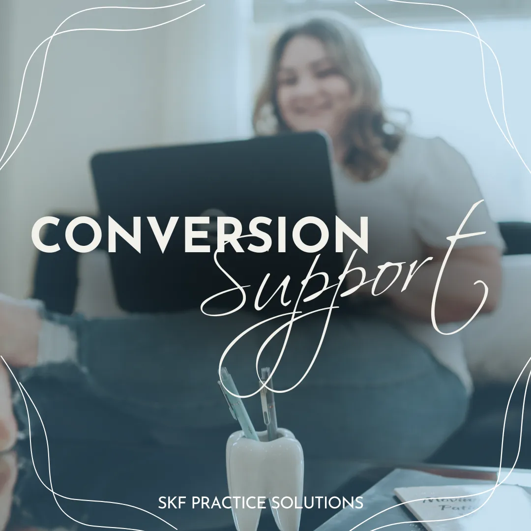 User receiving expert Conversion Support to transition smoothly into Open Dental software for enhanced practice operations