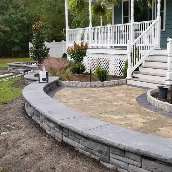 Bartlett Concrete builds and installs Patio