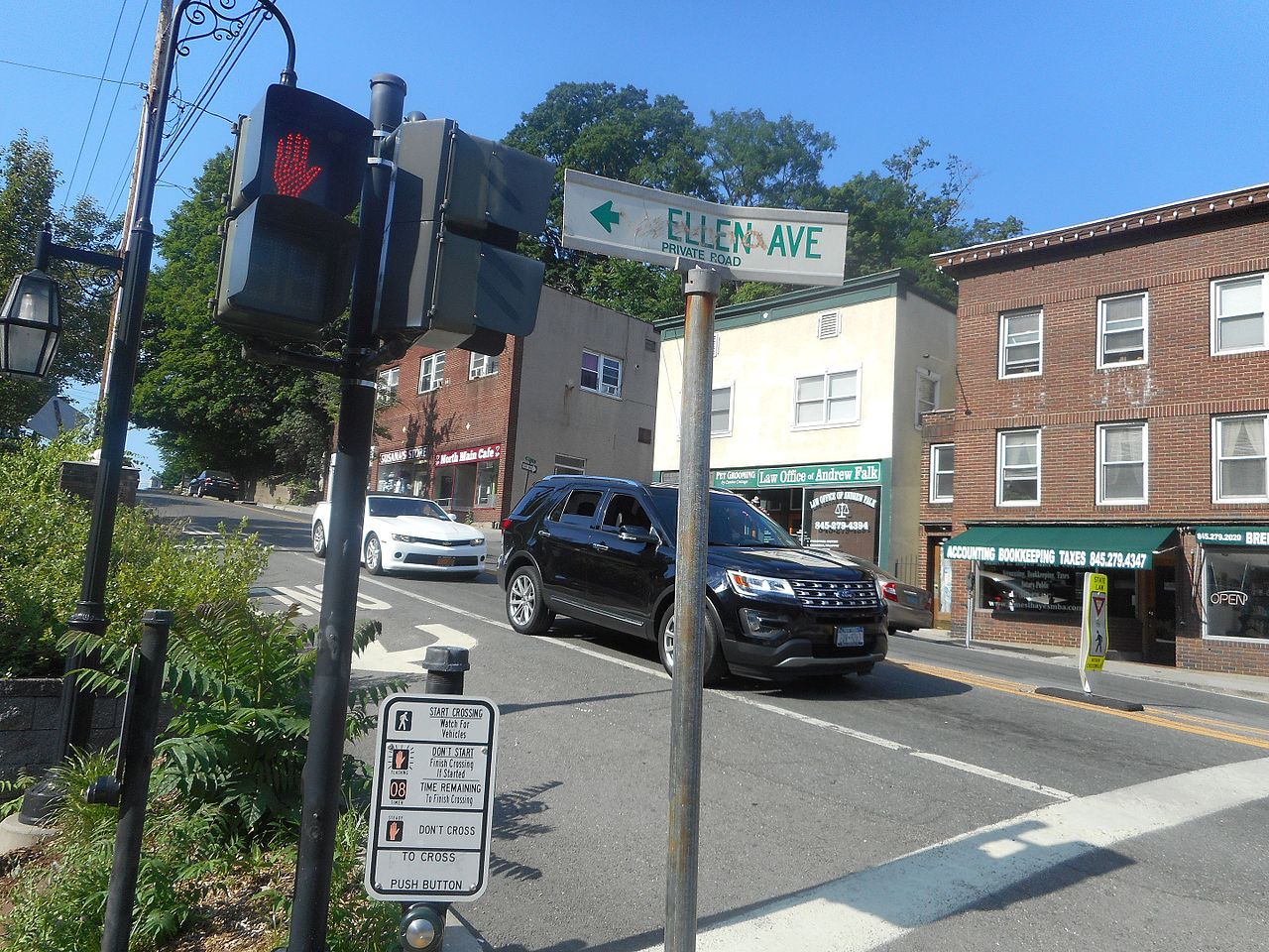 Brewster, NY streetscape — call our local electrician for residential and commercial electrical work.