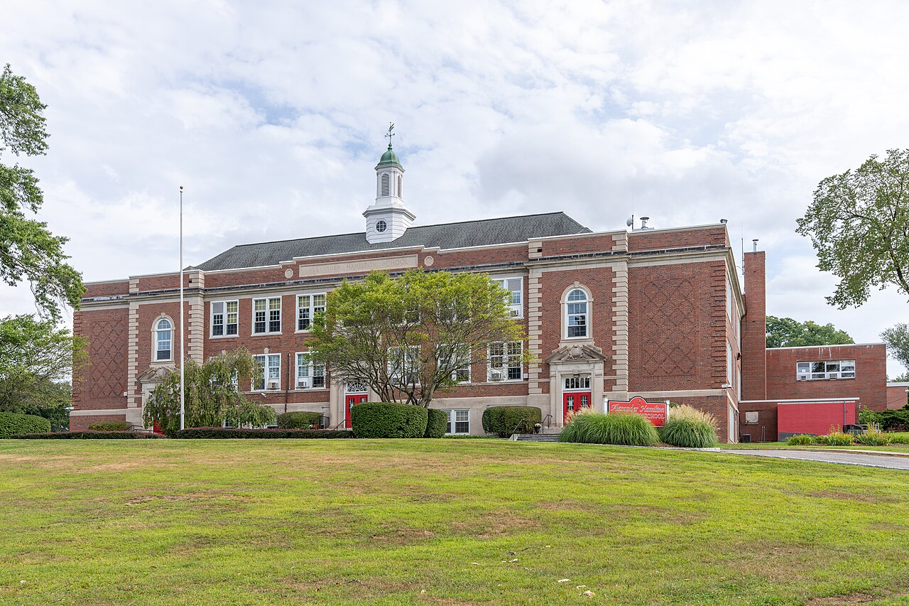 Elmsford, NY Alexander Hamilton High School, where our residential electrician handles wiring, panel upgrades, and EV chargers.