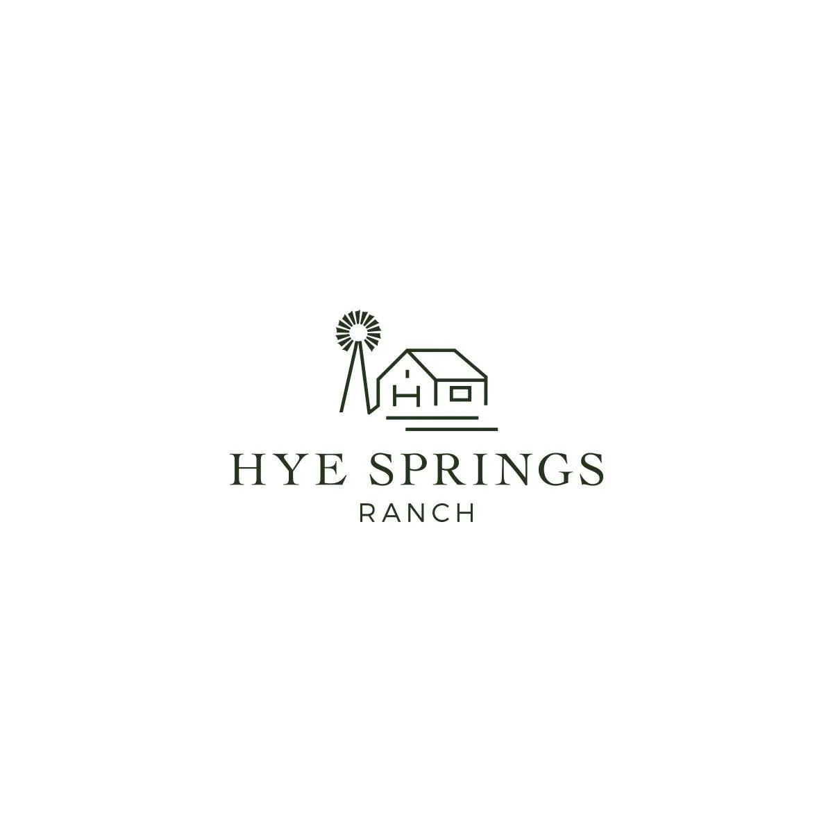 Hye Springs Ranch Brand Logo