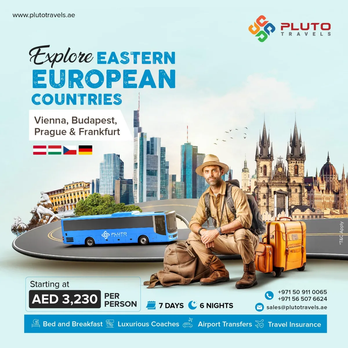 Explore Eastern Europe! Packages starting from AED 3,230/person