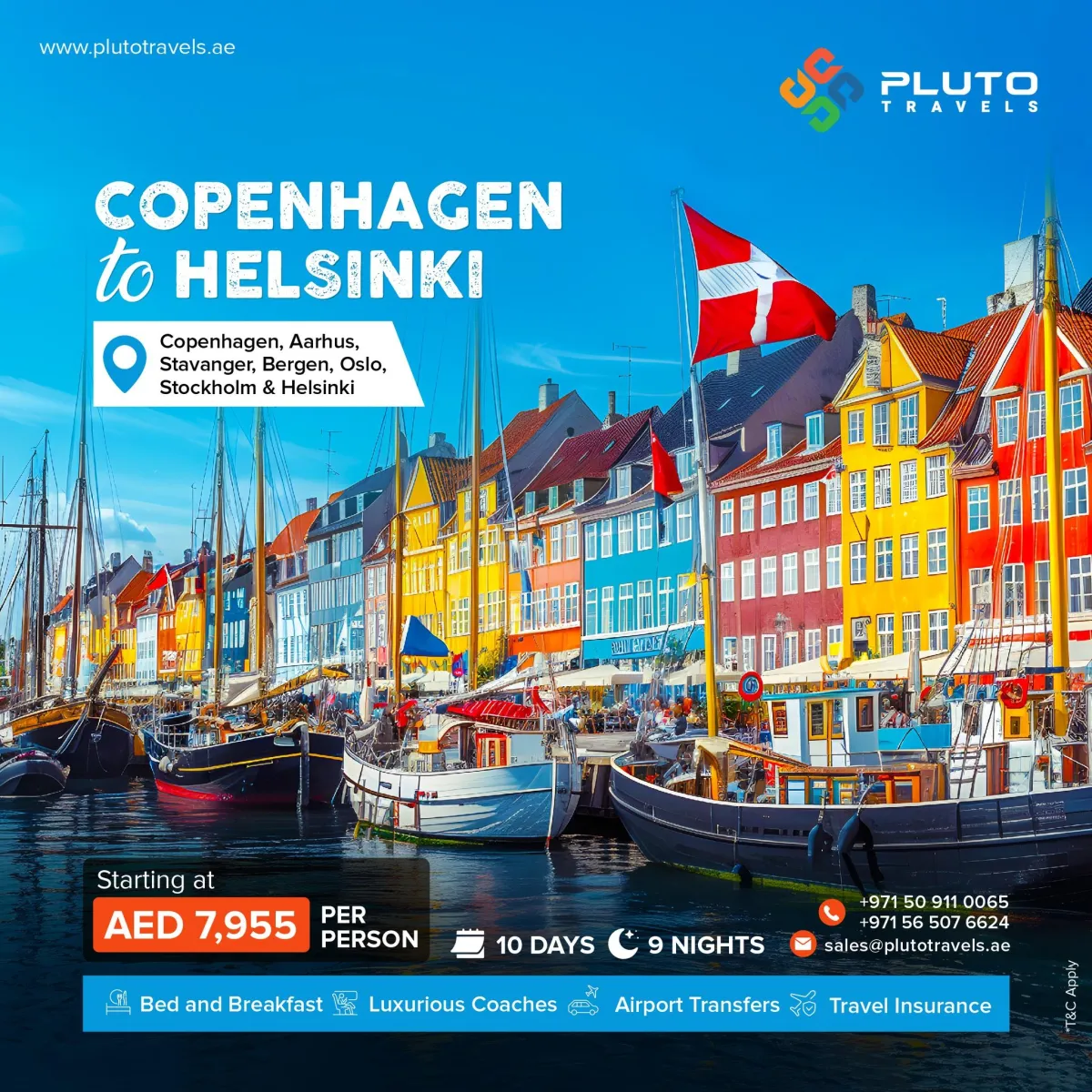 Explore a Scandinavian Adventure! Packages starting from AED 7,995/person