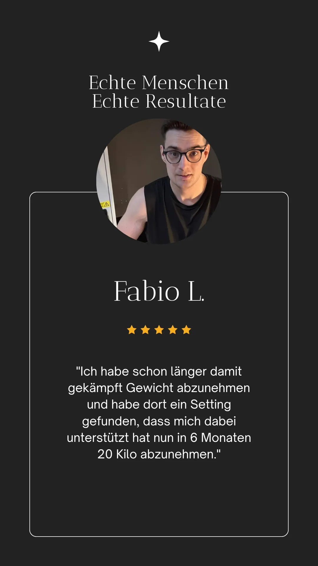 Fabio L. – GATE 9 Mitglied Wien, persönliche Fitness-Erfolgsgeschichte