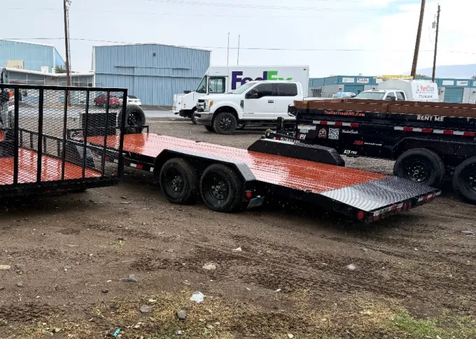 Dump trailer for rent