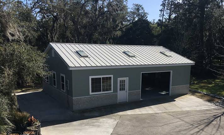 Commercial steel building construction by Abilene Metal Building