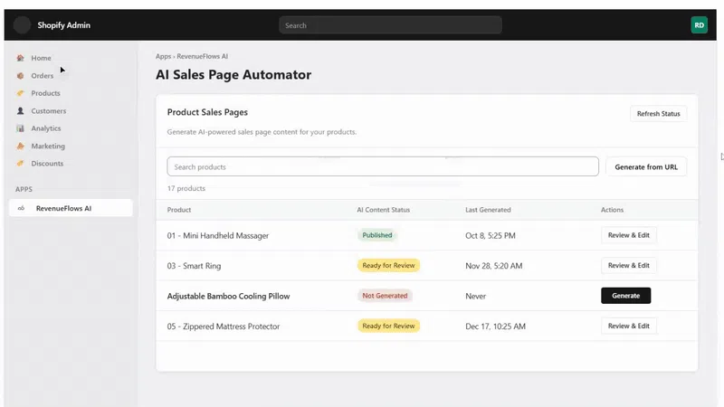 Launch High Converting Product Pages In Minutes