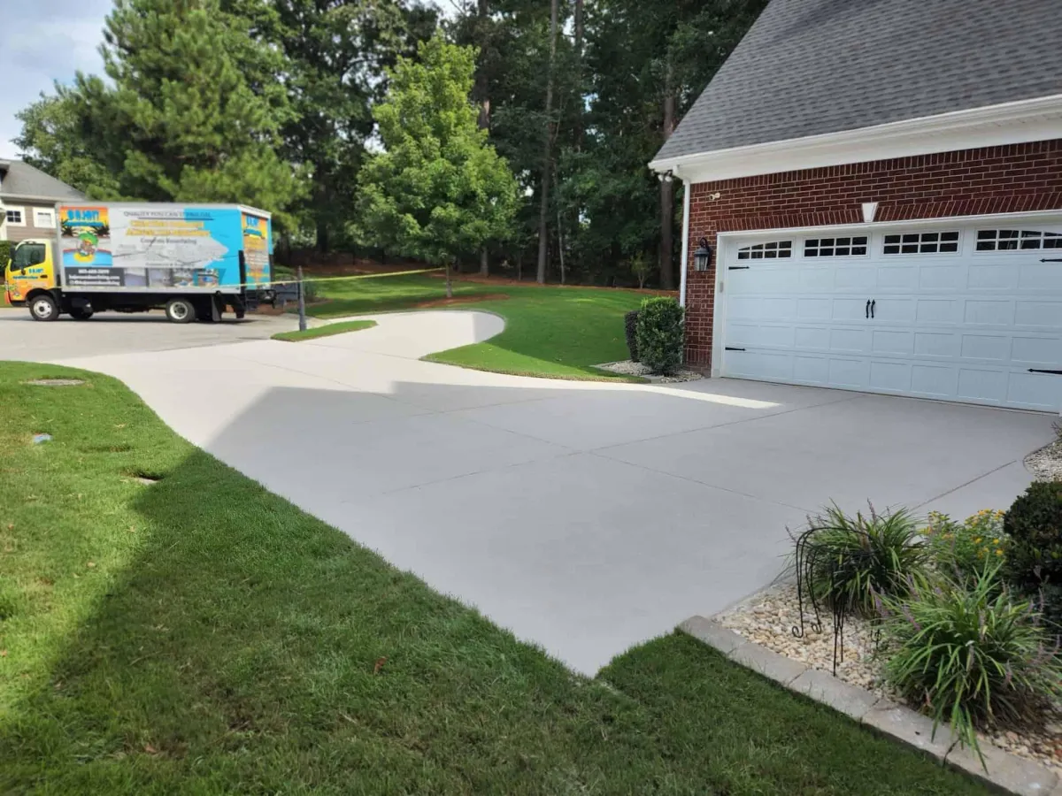 Columbia Concrete builds and installs driveway