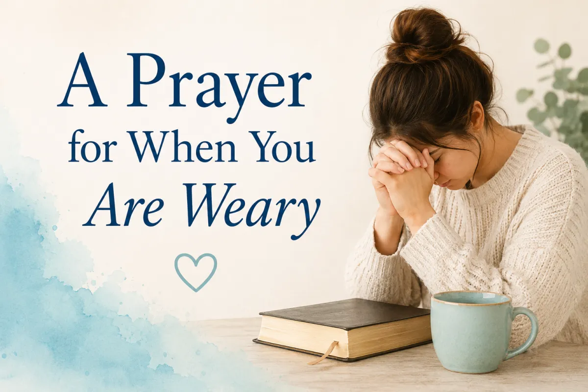 A Prayer for When You Are Spiritually Exhausted