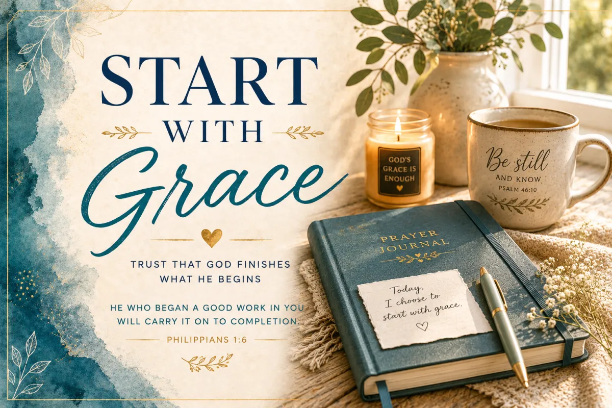 Start With Grace and Trust That God Finishes What He Begins