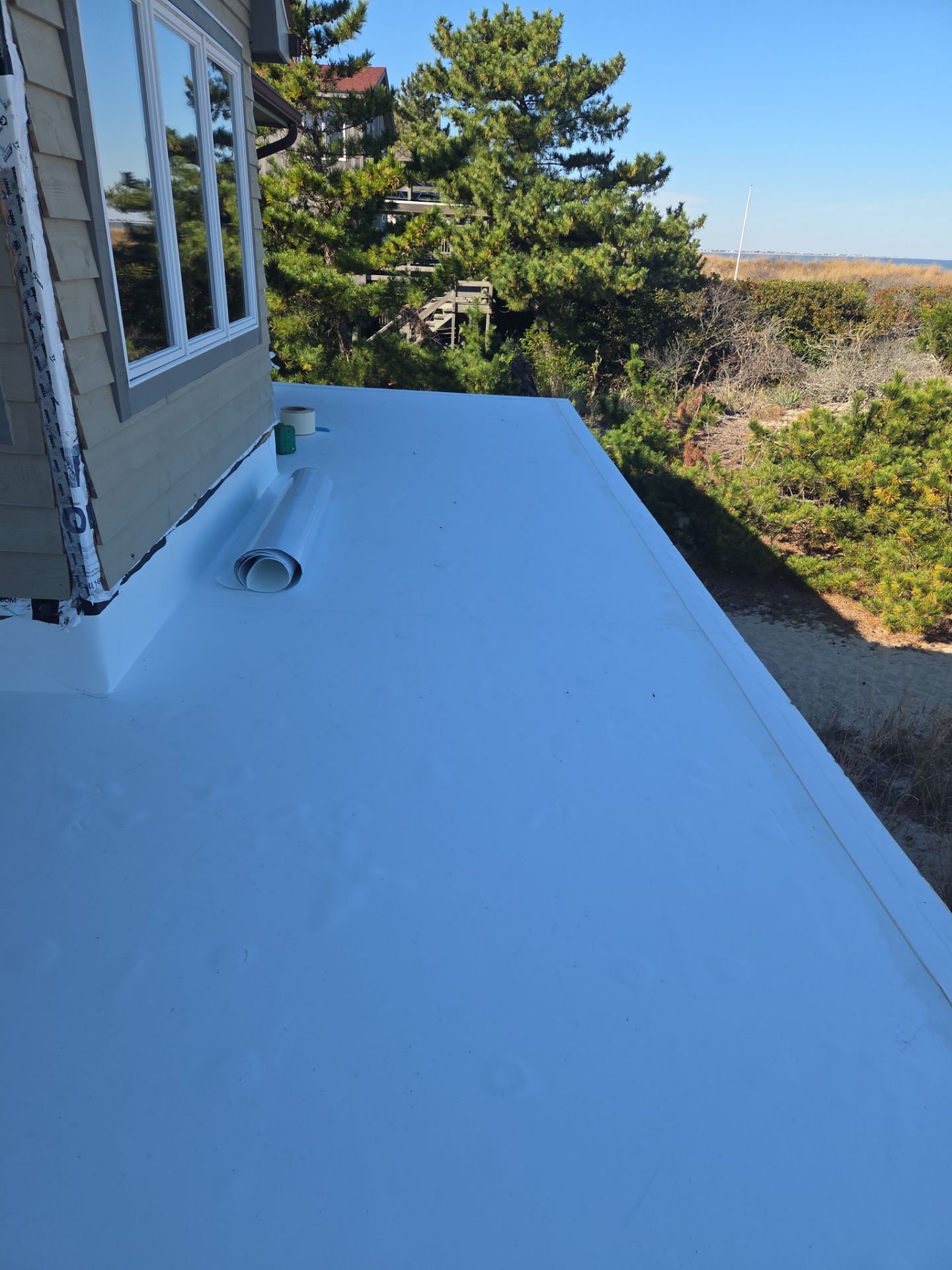 Flat roof replacement in Lewes, DE completed by Platinum Roofs