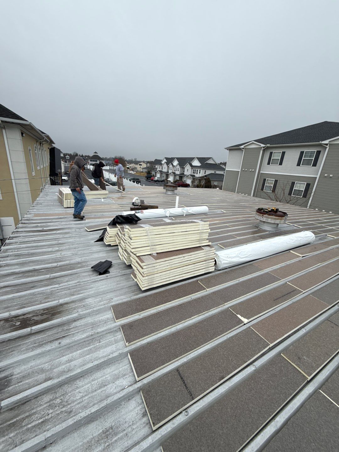 Commercial Flat Roof Replacement in Lewes, DE by Platinum Roofs