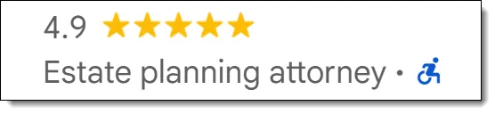 Miller Law Office 4.9 out of 5 Google rating