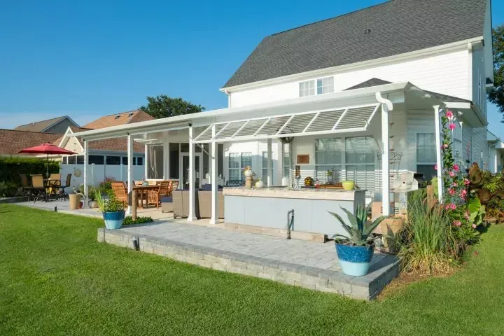 Durham Concrete builds and installs patio