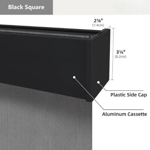 VALANCE OPTIONS - Black Square